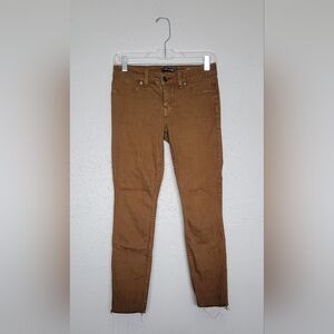 Level 99 Janice Ultra Skinny Brown Denim Jeans